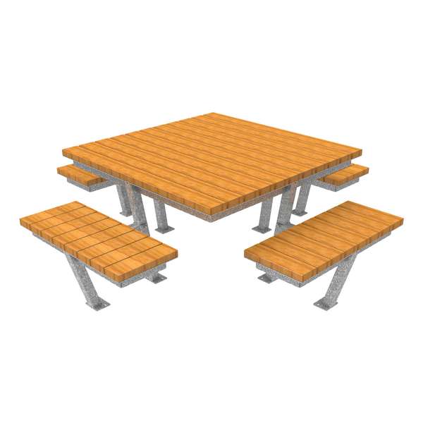 Straatmeubilair | Picknicksets en -tafels | Falco-Ocho picknickset | image #1 |  strqatmeubilair picknickset Falco-Ocho