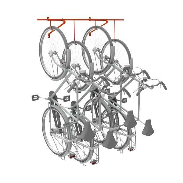 Fietsparkeren | Compact Fietsparkeren | FalcoHook | image #7 |  FalcoHook fiets ophangrail compact fietsparkeren