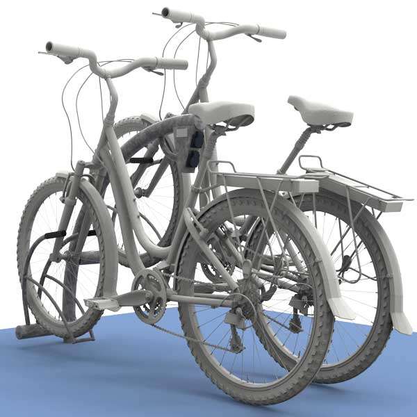 Fietsparkeren | Fietsmarketing | FalcoIon fietsstandaard met oplaadpunt voor e-bike | image #3 |  fietsparkeren fietsstandaard met 2 oplaadpunten voor e-bike FalcoIon