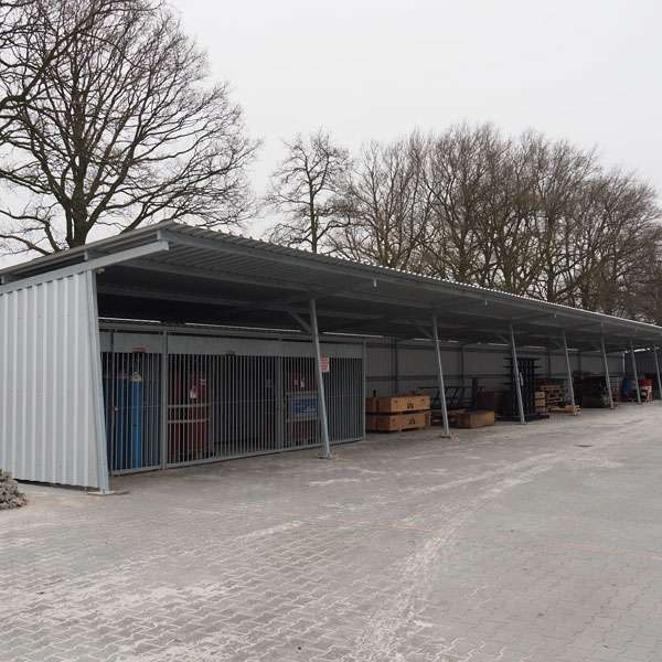 Overkappingen | Carports | FalcoGrand multifunctionele overkapping | image #4 |  overkapping bedrijfsauto's carport FalcoGrand