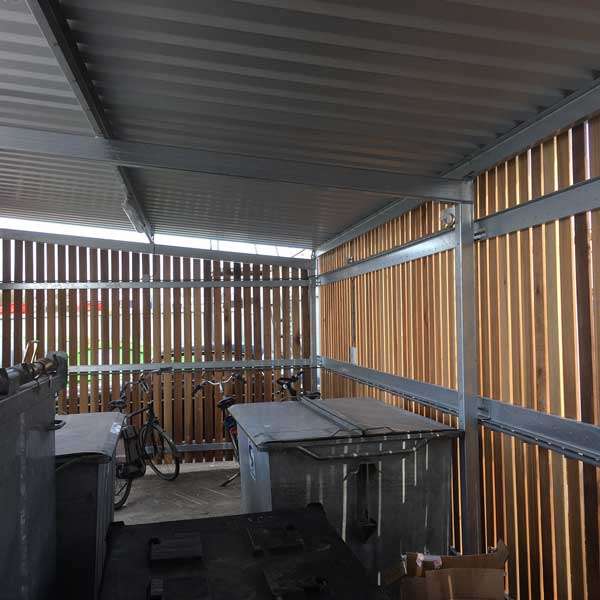 Overkappingen | Carports | FalcoGrand multifunctionele overkapping | image #5 |  overkapping opslag containers FalcoGrand