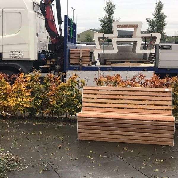 106418 straatmeubilair inrichting buitenruimte banken picknicksets