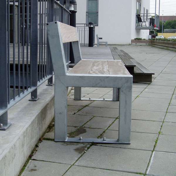 Straatmeubilair | Banken | FalcoBloc buitenbank met rug, verschillende varianten | image #8 |  straatmeubilair buitenbank zitbank parkbank boombank FalcoBloc
