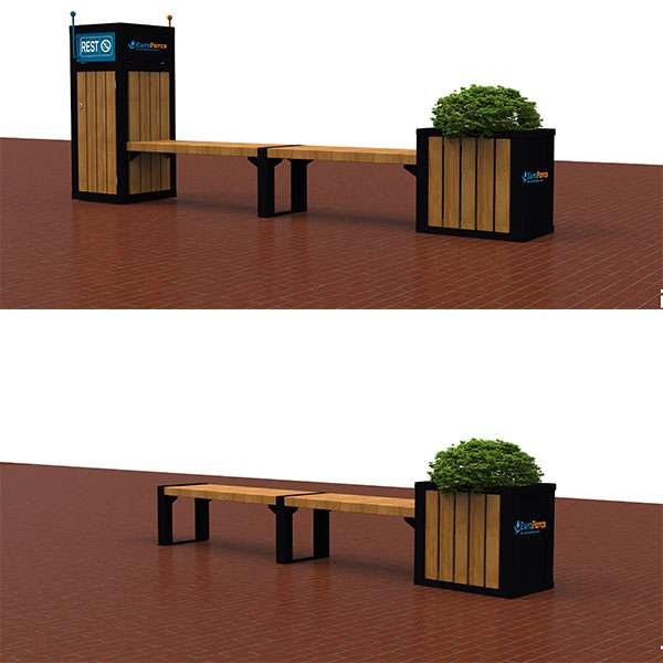 Straatmeubilair | Op maat gemaakt | Bank, afvalbak en plantenbak in 1| 121618 straatmeubilair banken plantenbak afvalbak Straatmeubilair | Op maat gemaakt | Bank, afvalbak en plantenbak in 1 | image #4 | 121618 straatmeubilair banken plantenbak afvalbak