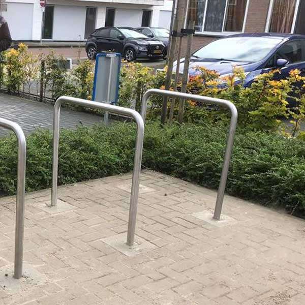 Week 44: RVS fietsaanleunbeugels bij Aggrepol