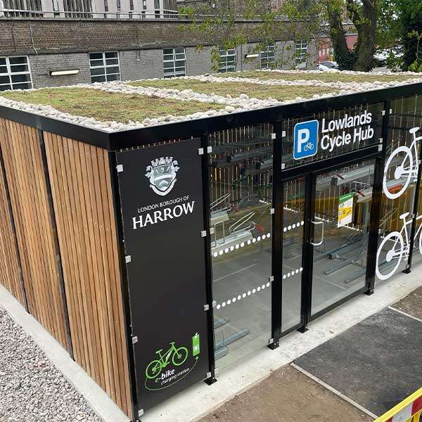 141670 fietsparkeren fietsoverkapping cycle hub etagerek