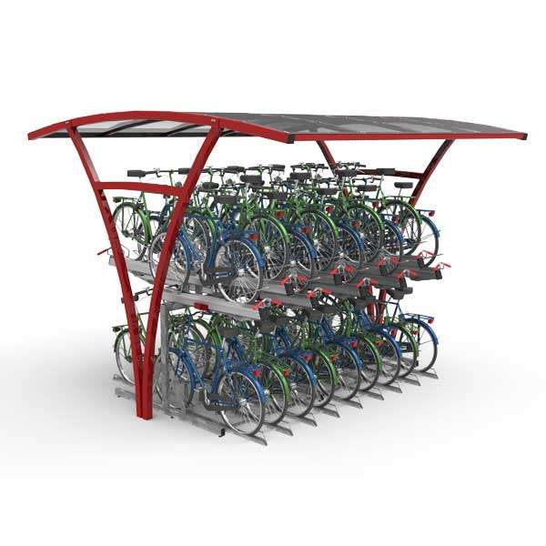 Overkappingen | Overkappingen compact fietsparkeren | FalcoRail dubbelzijdige fietsoverkapping voor etagerekken| fietsparkeren fietsoverkapping etagerekken transparant FalcoRaiil Overkappingen | Overkappingen compact fietsparkeren | FalcoRail dubbelzijdige fietsoverkapping voor etagerekken | image #1 | fietsparkeren fietsoverkapping etagerekken transparant FalcoRaiil