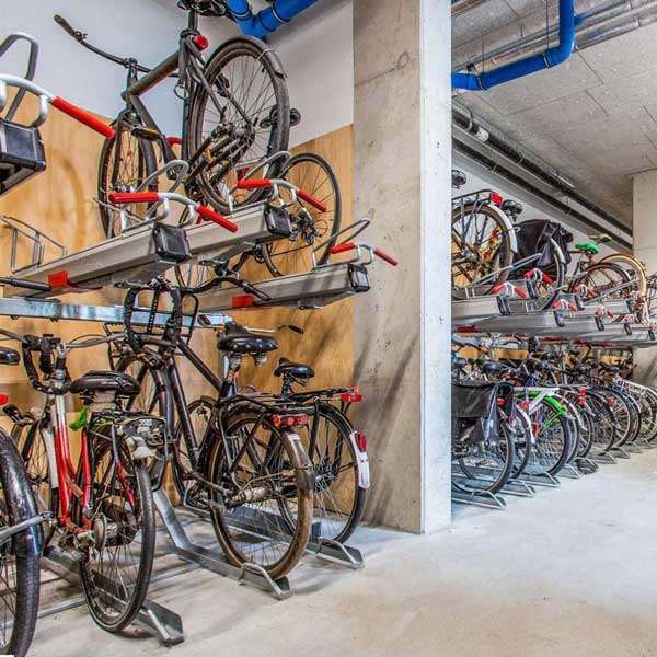 Fietsparkeren | Compact Fietsparkeren | FalcoLevel Premium+ etage fietsenrek| compact fietsparkeren fietsenrek FalcoLevel Premium+ FietsParKeur Fietsparkeren | Compact Fietsparkeren | FalcoLevel Premium+ etage fietsenrek | image #2 | compact fietsparkeren fietsenrek FalcoLevel Premium+ FietsParKeur