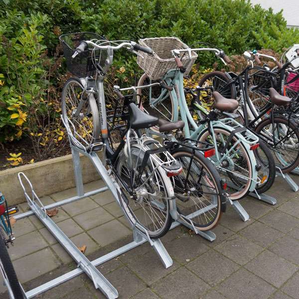 Fietsparkeren | Bijzondere fietsen | FalcoCrate fietsenrek | image #2 |  fietsparkeren fietsenrek voor kratfiets transportfiets FalcoCrate
