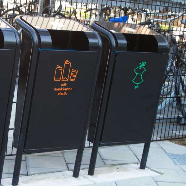 Straatmeubilair | Afvalbakken voor afvalscheiding | FalcoJona afvalbak voor afvalscheiding | image #4 |  straatmeubilair afvalbakken afvalscheiding