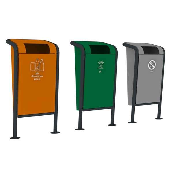 Straatmeubilair | Afvalbakken voor afvalscheiding | FalcoJona afvalbak voor afvalscheiding | image #5 |  straatmeubilair afvalbakken afvalscheiding
