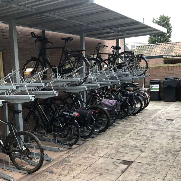 Overkappingen | Overkappingen compact fietsparkeren | FalcoSpan fietsoverkapping voor etagerekken| fietsparkeren verhoogde fietsoverkapping etagerekken Overkappingen | Overkappingen compact fietsparkeren | FalcoSpan fietsoverkapping voor etagerekken | image #6 | fietsparkeren verhoogde fietsoverkapping etagerekken