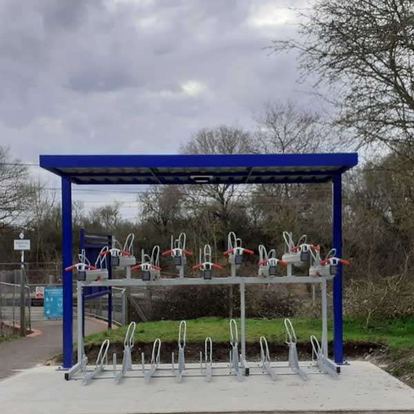 Overkappingen | Overkappingen compact fietsparkeren | FalcoSpan fietsoverkapping voor etagerekken| fietsparkeren verhoogde fietsoverkapping etagerekken Overkappingen | Overkappingen compact fietsparkeren | FalcoSpan fietsoverkapping voor etagerekken | image #5 | fietsparkeren verhoogde fietsoverkapping etagerekken