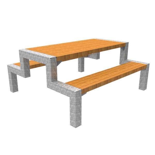 Straatmeubilair | Picknicksets en -tafels | FalcoBloc picknicktafel | image #1 |  straatmeubilair picknickset FalcoBloc