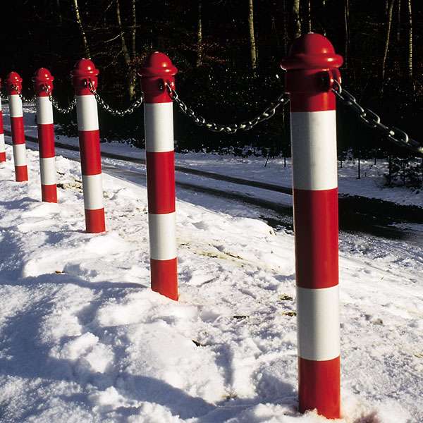 Verkeersvoorzieningen | Afzetpalen | Bowler vaste afzetpaal | image #2 |  verkeersvoorzieningen afzetpaal bowler