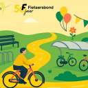 Afbeelding_23147 | Falco feliciteert de Fietsersbond met 50 jaar inzet voor fietsgeluk