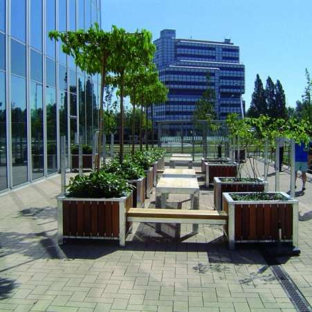 17453 straatmeubilair zitbank buitenbank plantenbak dakterras Amsterdam FalcoBloc