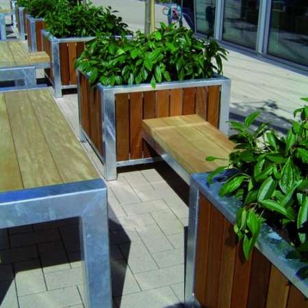 17453 straatmeubilair zitbank buitenbank plantenbak dakterras Amsterdam FalcoBloc