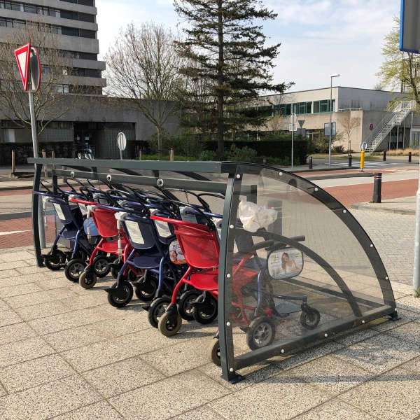 Overkappingen | Transparante overkappingen | FalcoRoller rolstoeloverkapping | image #3 |  overkapping rolstoeloverkapping overkapping rollators kinderwagens FalcoRoller