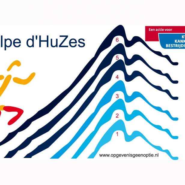 Falco steunt Alpe d'HuZes