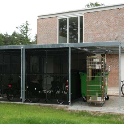 overkapping fietsenstalling fietsoverkapping afdak containeropslag FalcoLok