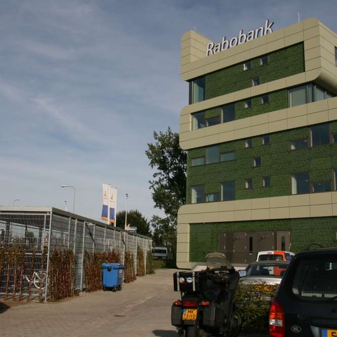 overkapping fietsoverkapping fietsenstalling fietsparkeren sedum FalcoLok-500