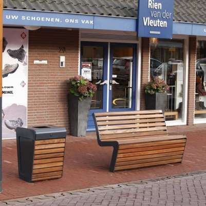 FalcoLinea straatmeubilair voor herinrichting Hapert