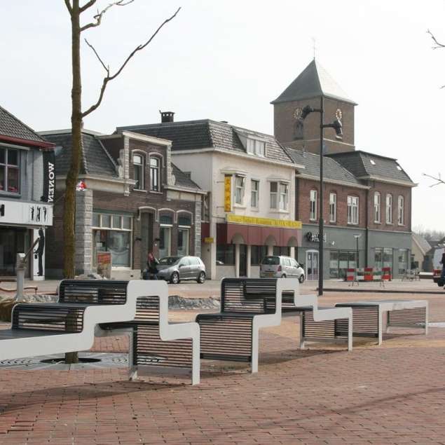 Neede centrumplan ingericht met FalcoLinea straatmeubilair!