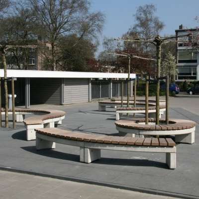 Praktisch en mooi straatmeubilair voor praktijkschool de Bolster