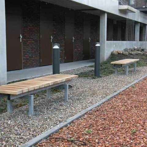 FalcoSinus bankelementen voor binnentuin in Haarlem