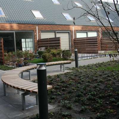 FalcoSinus bankelementen voor binnentuin in Haarlem