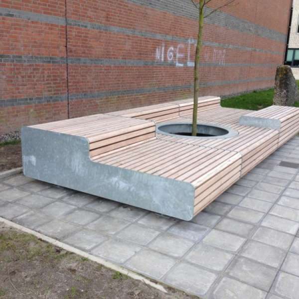 Buitenterrein rsg Wiringherlant ondergaat metamorfose met Falco straatmeubilair - 3