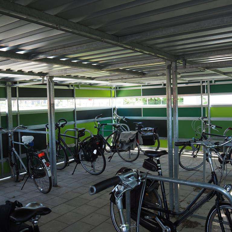 Groene fietsenstalling voor gemeente Hengelo