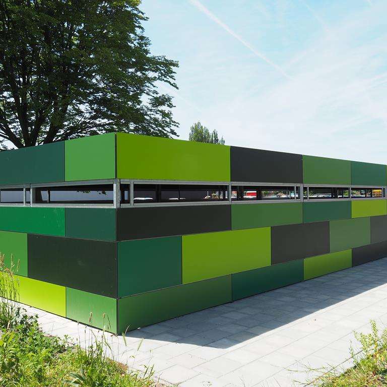 Groene fietsenstalling voor gemeente Hengelo