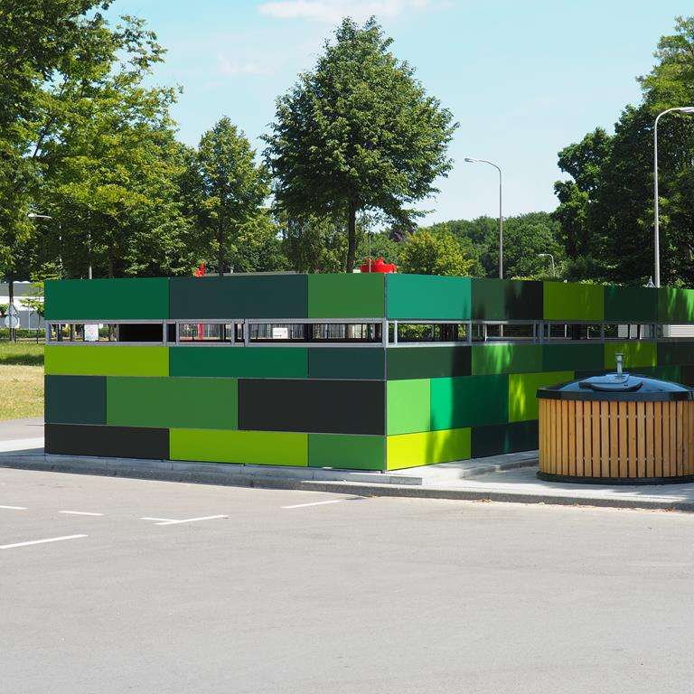 Groene fietsenstalling voor gemeente Hengelo