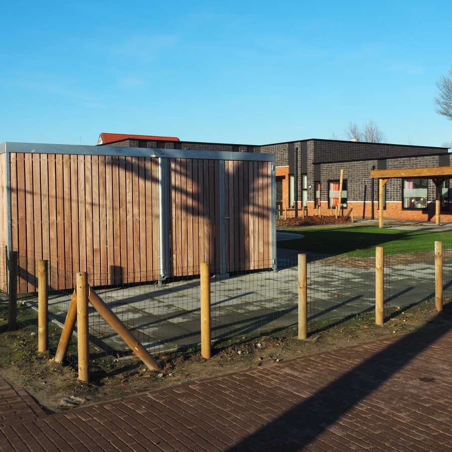 Nieuwe woonwijk ingericht met Falco producten