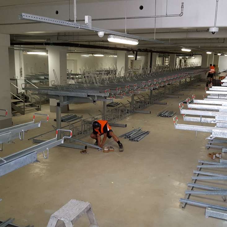 Record aantal Falco fietsplaatsen voor nieuwe Deense campus Record aantal Falco fietsplaatsen voor nieuwe Deense campus
