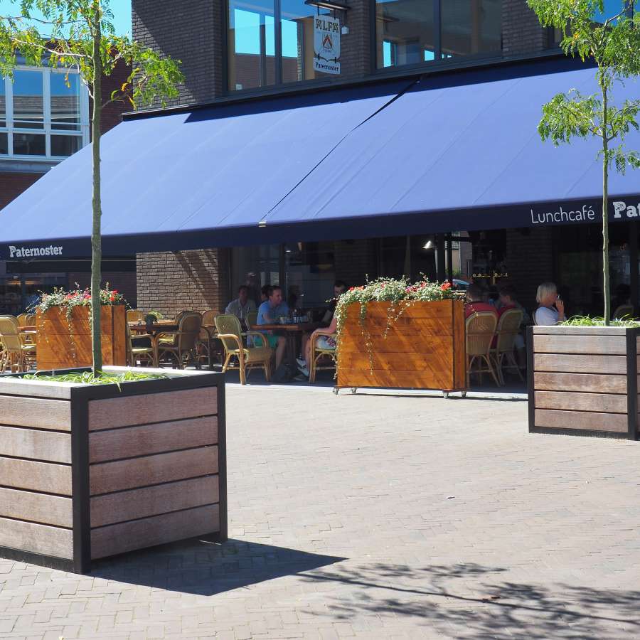 Falco plantenbakken in centrum Eijsden