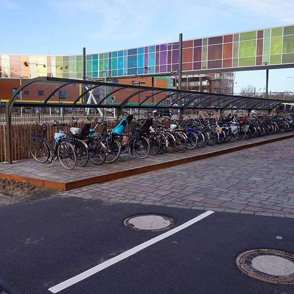 97579 fietsoverkapping fietsenrek overkapping etagerekken dubbellaags fietsparkeren