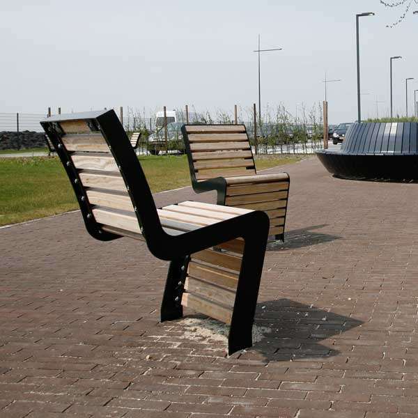 Straatmeubilair | Stoelen en hockers | FalcoLinea stoel (hout) | image #6 |  straatmeubilair buitenstoel FalcoLinea