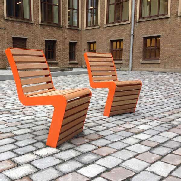 Straatmeubilair | Stoelen en hockers | FalcoLinea stoel (hout) | image #7 |  straatmeubilair buitenstoel FalcoLinea