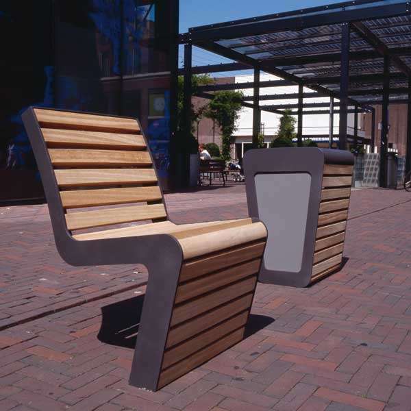 Straatmeubilair | Stoelen en hockers | FalcoLinea stoel (hout) | image #8 |  straatmeubilair buitenstoel FalcoLinea