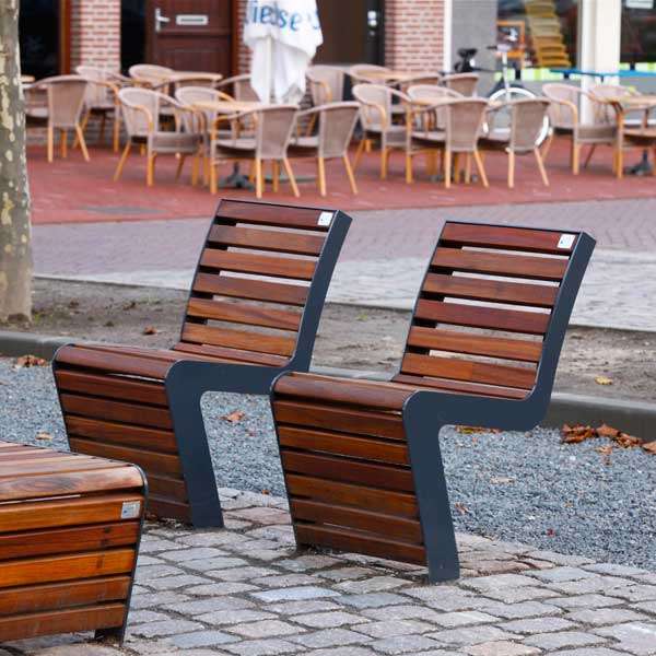 Straatmeubilair | Stoelen en hockers | FalcoLinea stoel (hout) | image #13 |  straatmeubilair buitenstoel FalcoLinea