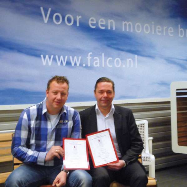 Falco ontvangt ISO 9001 en 14001