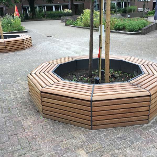 Straatmeubilair | Banken | FalcoFlora zitelement met gazonranden| FalcoFlora boombank Straatmeubilair | Banken | FalcoFlora zitelement met gazonranden | image #12 | FalcoFlora boombank