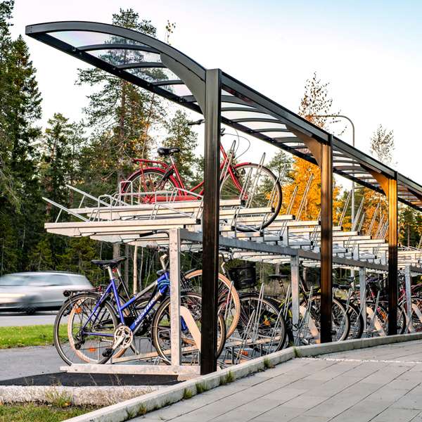 Fietsparkeren | Compact Fietsparkeren | FalcoLevel Eco etage-fietsenrek | image #3 |  compact fietsparkeren etagefietsenrek FalcoLevel Eco