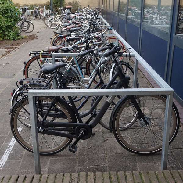 Fietsparkeren | Fietsafscheiding | FalcoGrid fietsafscheiding enkelzijdig | image #4 |  fietsparkeren fietsafscheiding geleidehek fietsafzetting