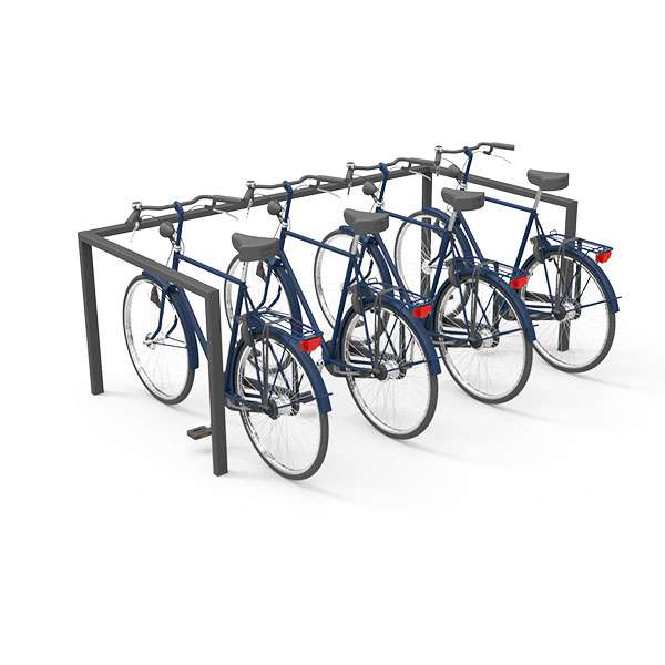 fietsparkeren fietsafscheiding geleidehek fietsafzetting
