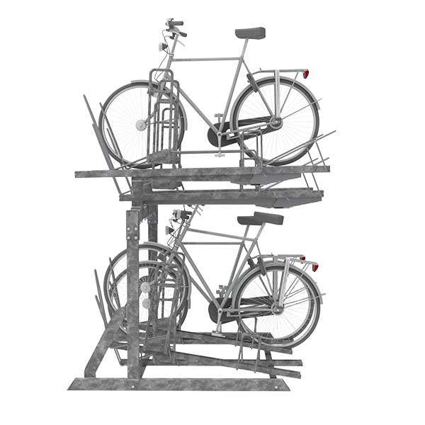 Fietsparkeren | Fietsenrekken met aanbindvoorziening | FalcoLevel Eco met aanbindvoorziening| Etage-fietsenrek FalcoLevel Eco met aanbindvoorziening voor extra beveiliging, geschikt voor dubbele parkeercapaciteit op dezelfde oppervlakte. Fietsparkeren | Fietsenrekken met aanbindvoorziening | FalcoLevel Eco met aanbindvoorziening | image #3 | Etage-fietsenrek FalcoLevel Eco met aanbindvoorziening voor extra beveiliging, geschikt voor dubbele parkeercapaciteit op dezelfde oppervlakte.