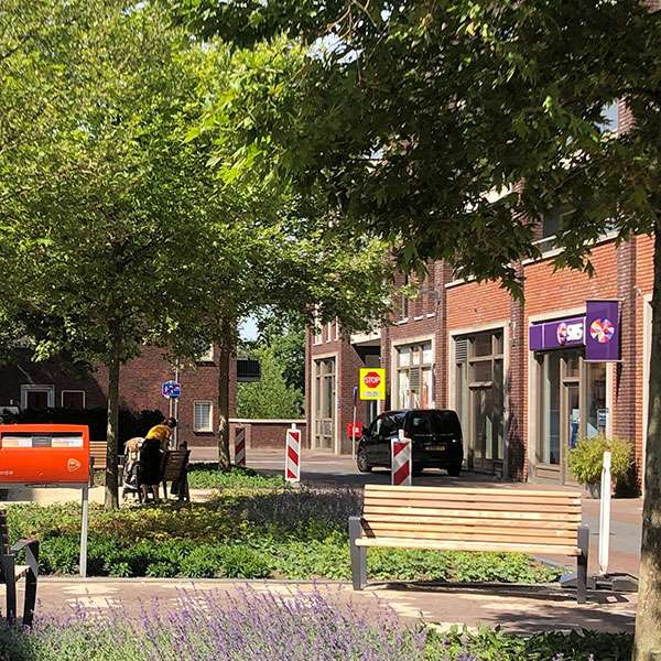 FalcoRelax straatmeubilair in winkelcentrum